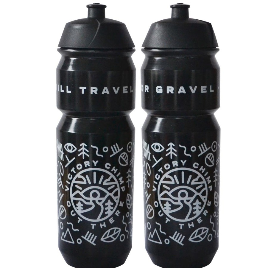 For The Bike Victory Chimp | Out There Water Bottle (750Cc Black)