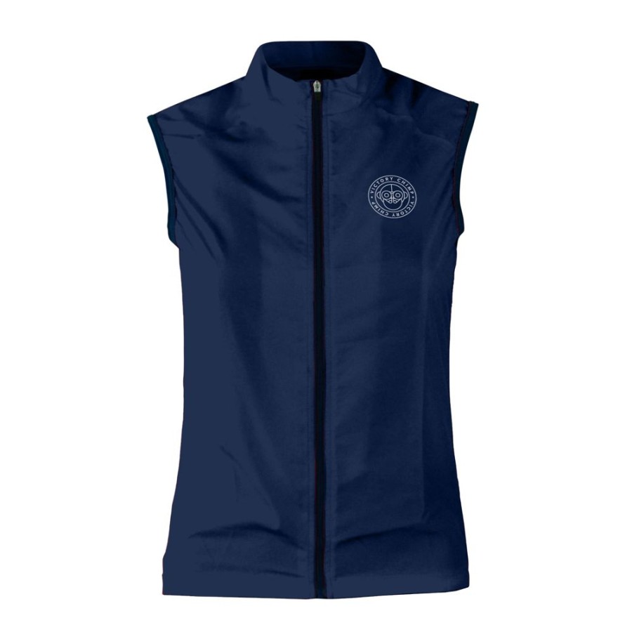 Women'S Victory Chimp Gilets | Women'S Signature Packable Gilet (Navy)