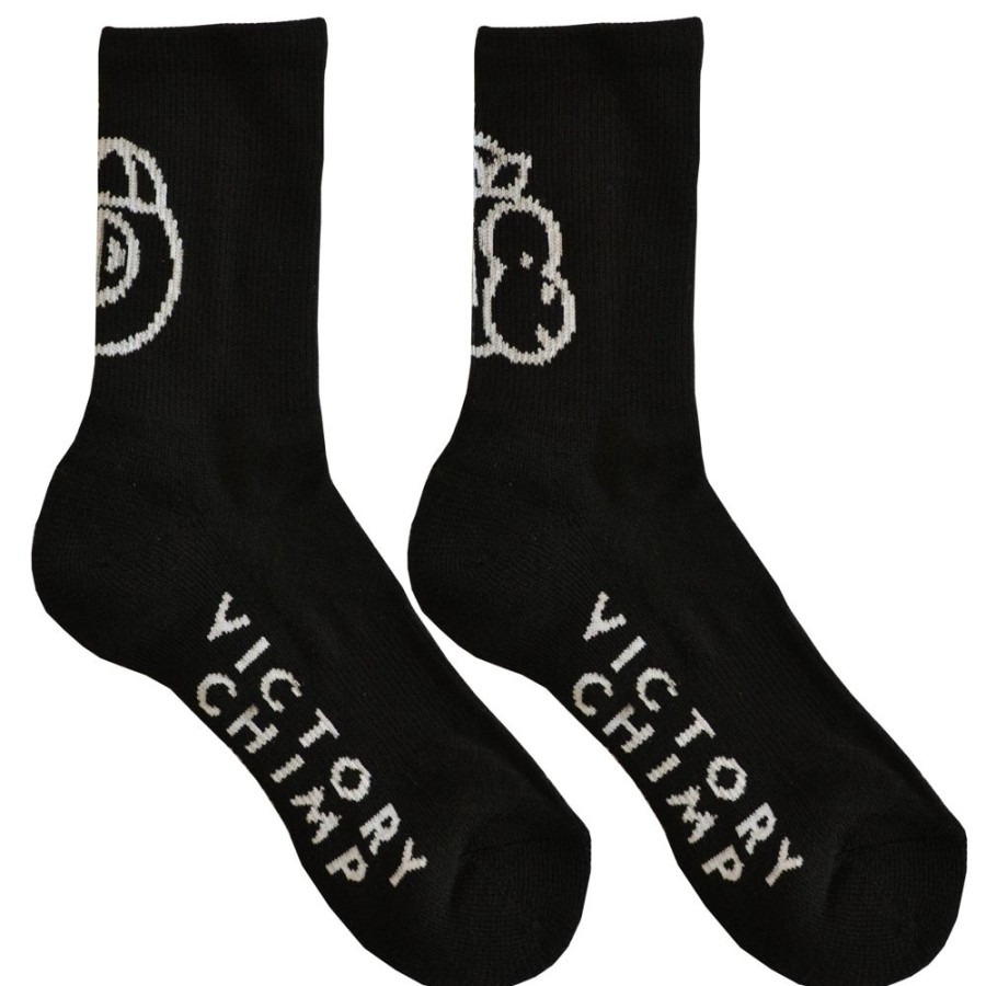 Men'S Victory Chimp Socks | Chimpeur Merino Wool Winter Socks (Gorilla Black)