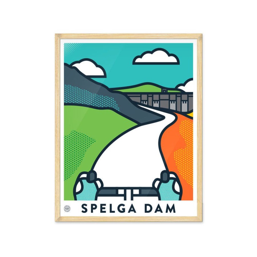 For The Home Victory Chimp | Up! Up! Up! Spelga Dam Cycling Print