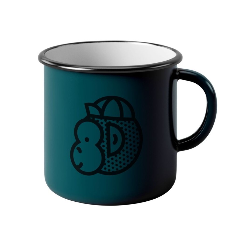 For The Home Victory Chimp | Victory Chimp Enamel Mug (Teal)