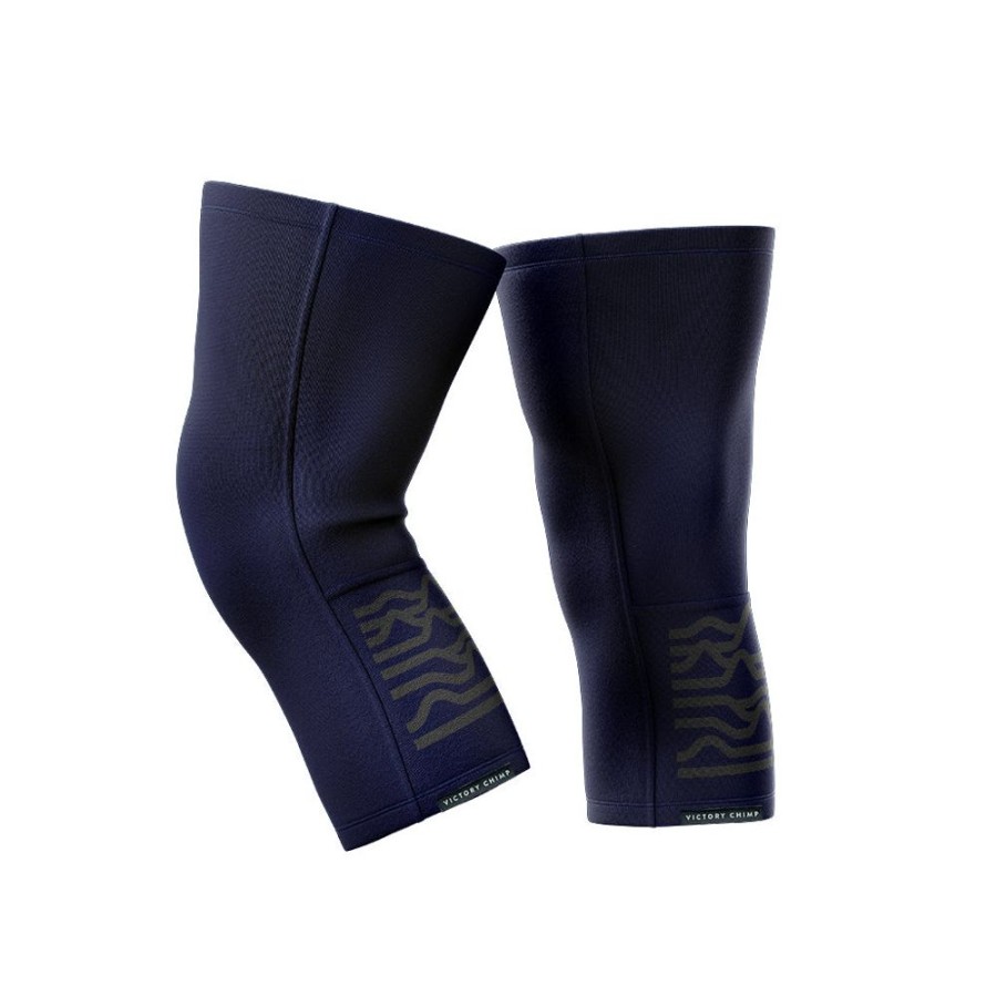 Men'S Victory Chimp Arm & Leg Warmers | Thermal Knee Warmers (Navy)