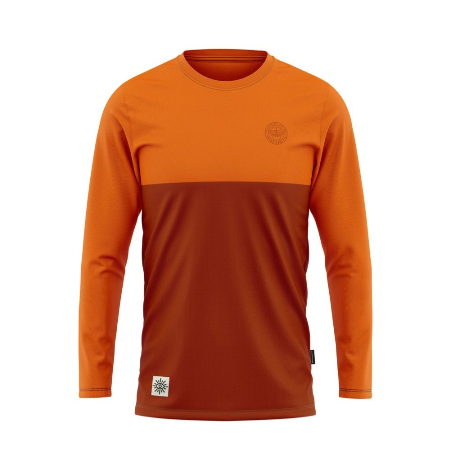 Men'S Victory Chimp Jerseys | Out There Ls Trail Shirt 2 Sunrise