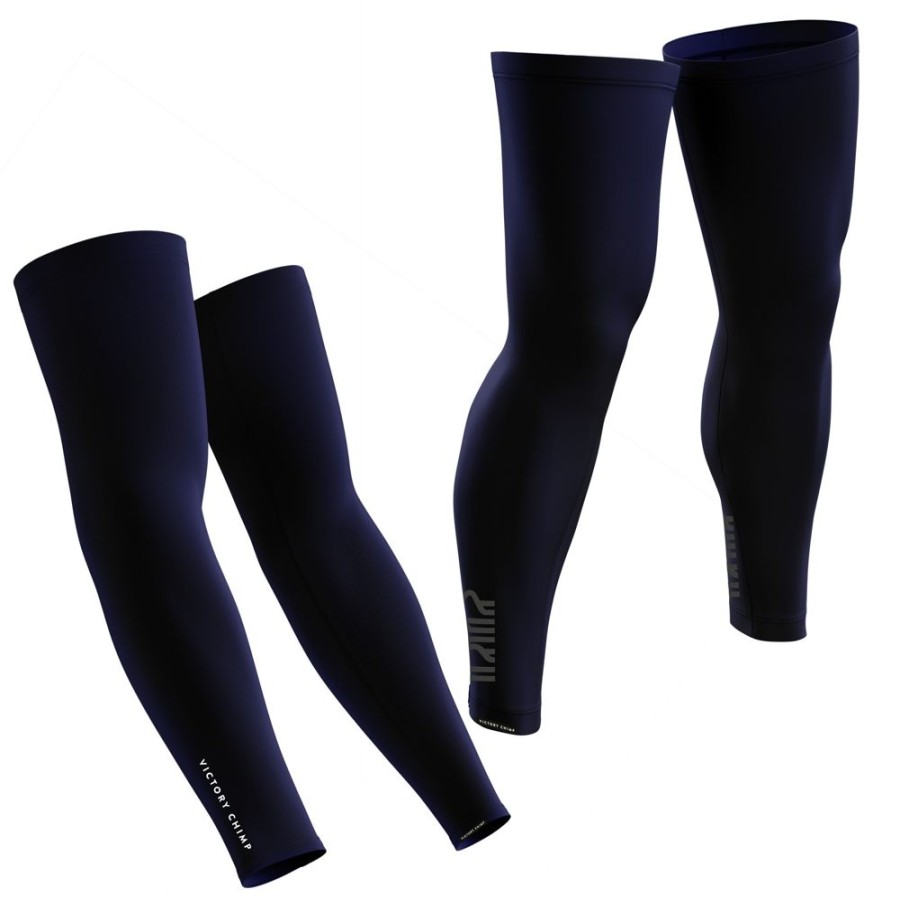 Men'S Victory Chimp Arm & Leg Warmers | Imbolc Arm & Leg Warmers Bundle (Navy)