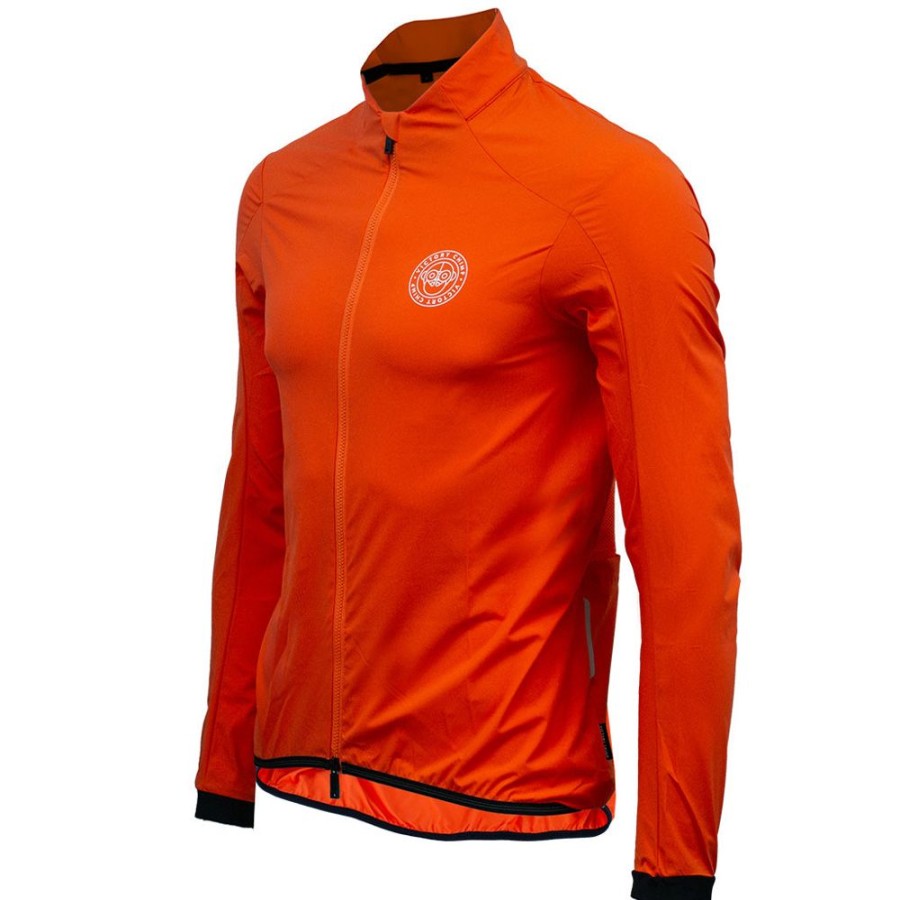 Men'S Victory Chimp Jackets | Signature Packable Wind Jacket (Orange)