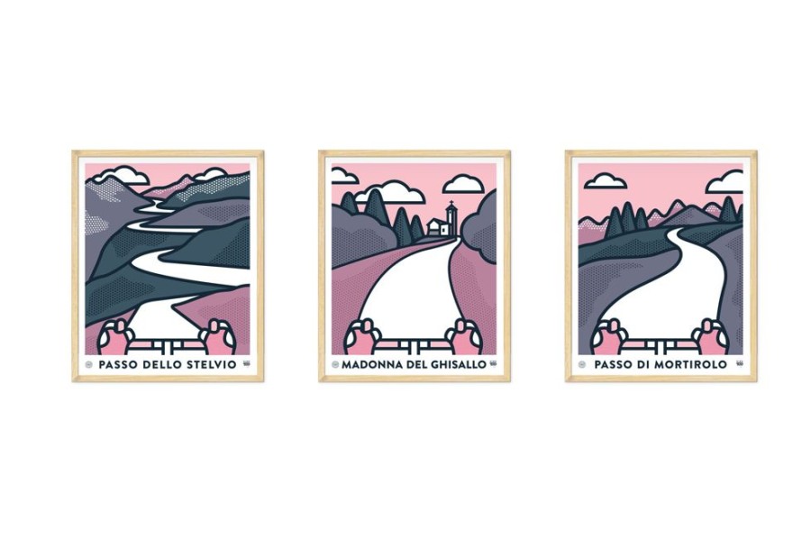 For The Home Victory Chimp | Giro 100 Art Prints - Set Of Three