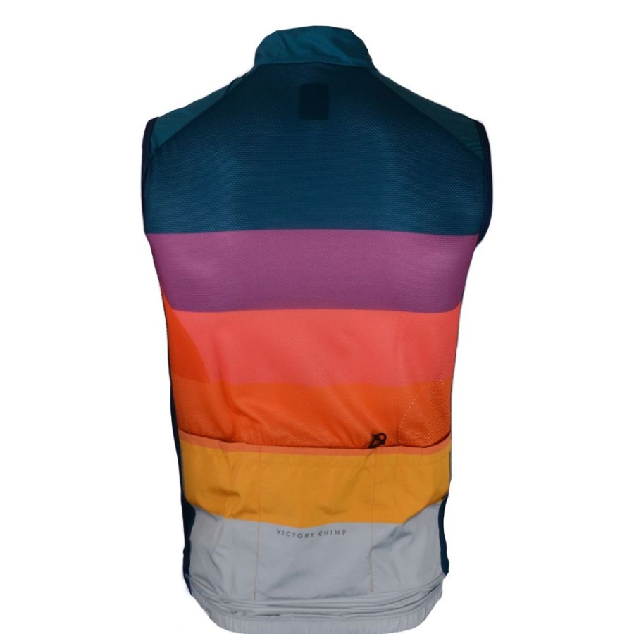 Men'S Victory Chimp Gilets | Men'S Sunset Packable Gilet ~ Biciklokulvit