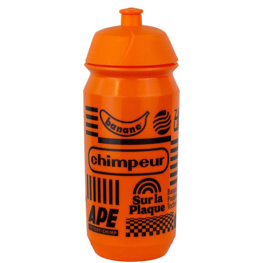 For The Bike Victory Chimp | Team Chimp Water Bottle (Orange)