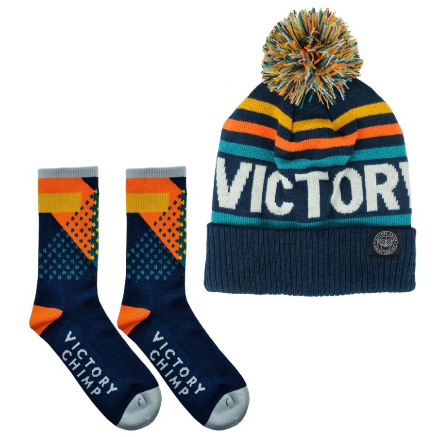 Men'S Victory Chimp Caps & Hats | Bobble & Sock Bundle (Stampen)