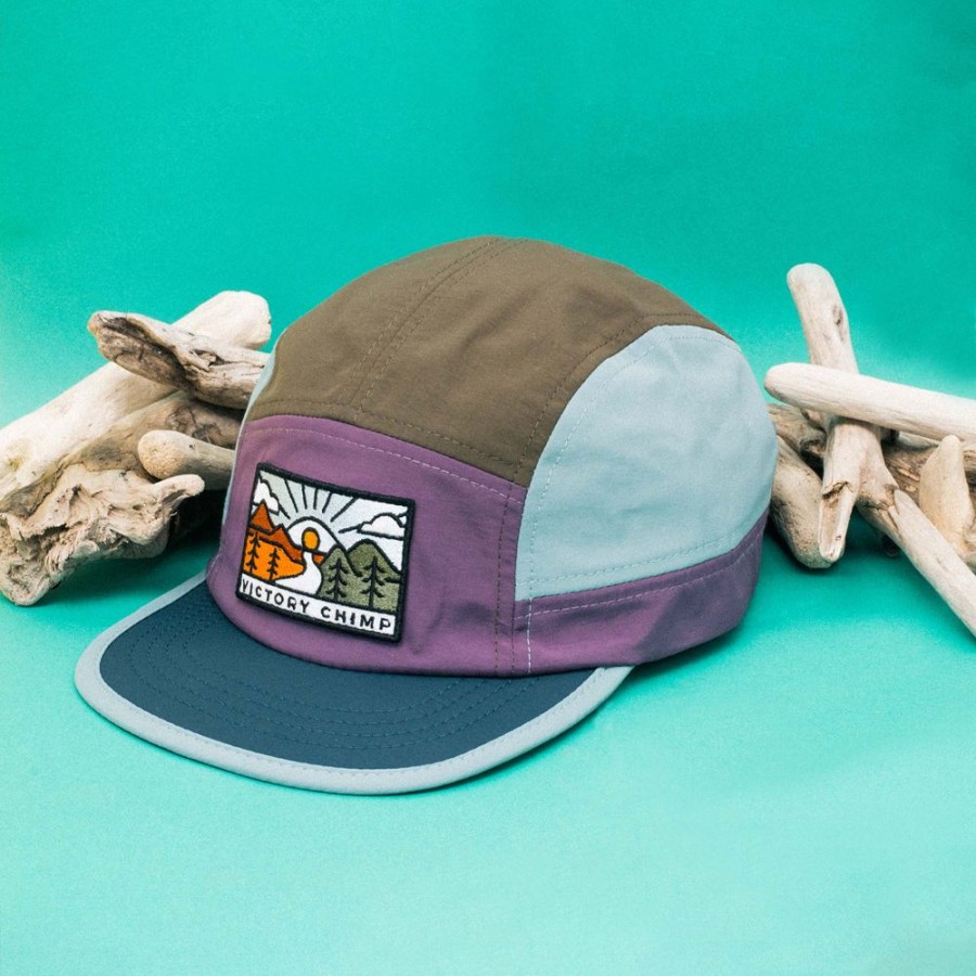 Men'S Victory Chimp Caps & Hats | Out There 5 Panel Trail Cap - Heather Mountain