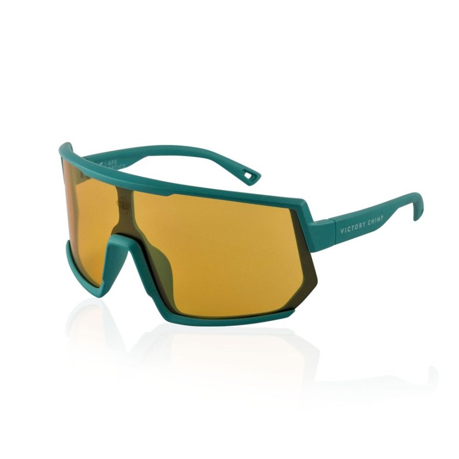 Men'S Victory Chimp Sunglasses | A.P.E. Optics Vega Sunglasses (Matte Teal W/ Bronze Lens)