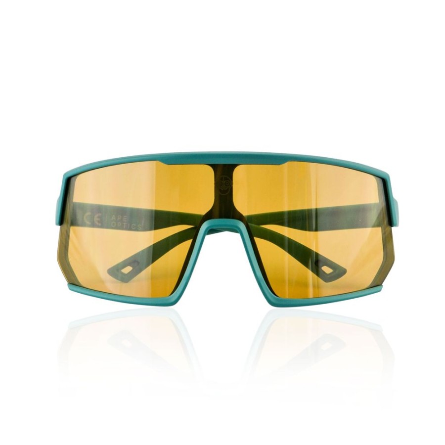 Men'S Victory Chimp Sunglasses | A.P.E. Optics Vega Sunglasses (Matte Teal W/ Bronze Lens)