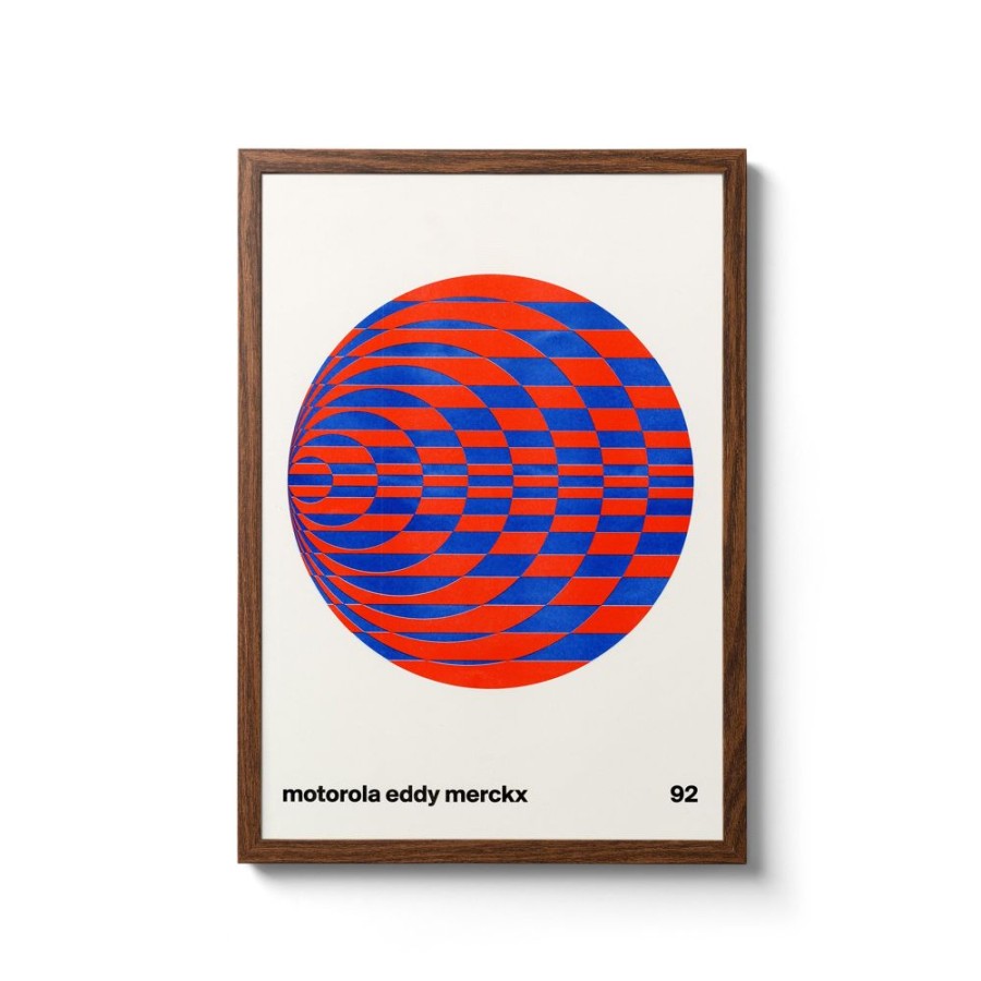 For The Home Victory Chimp | Maillots Moderne Series: Motorola Eddy Merckx '92 Cycling Art Print