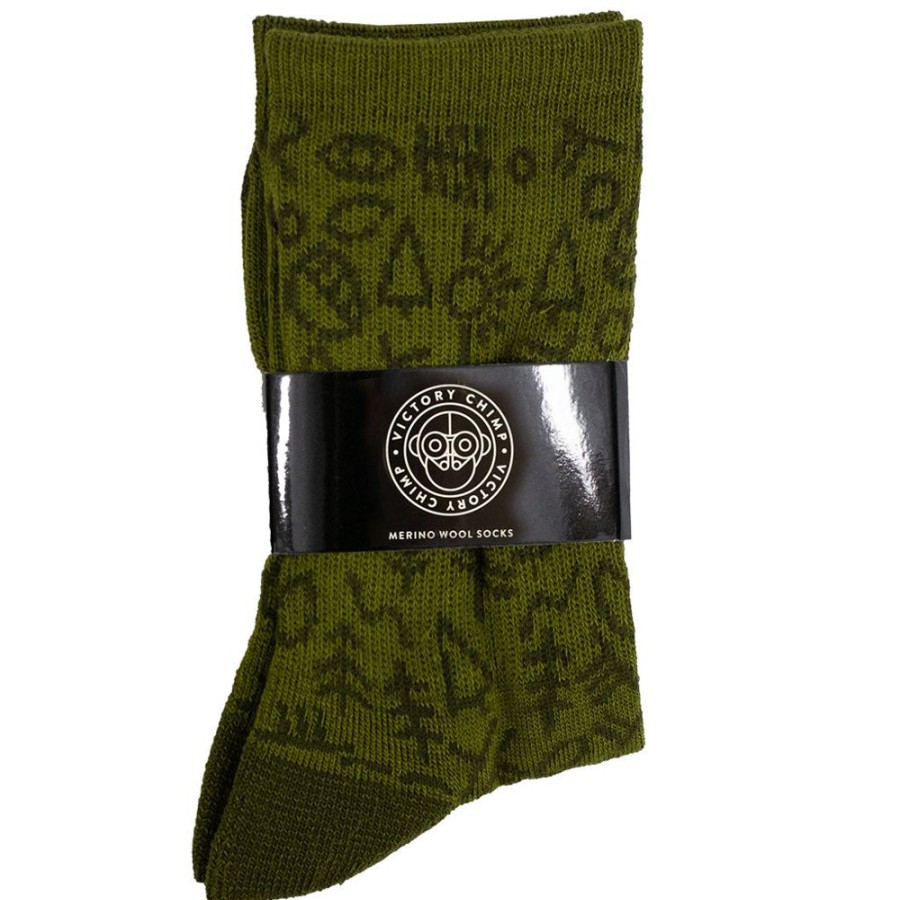 Men'S Victory Chimp Socks | Out There Merino Wool Socks