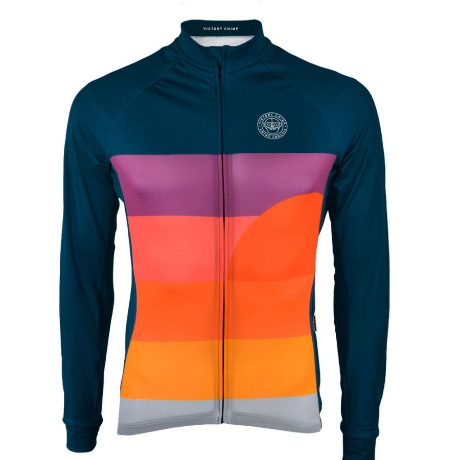 Men'S Victory Chimp Jerseys | Sunset Men'S Long Sleeve Thermal Jersey