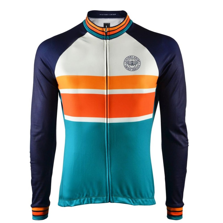 Men'S Victory Chimp Jerseys | Stampen Stripes Men'S Long Sleeve Thermal Jersey