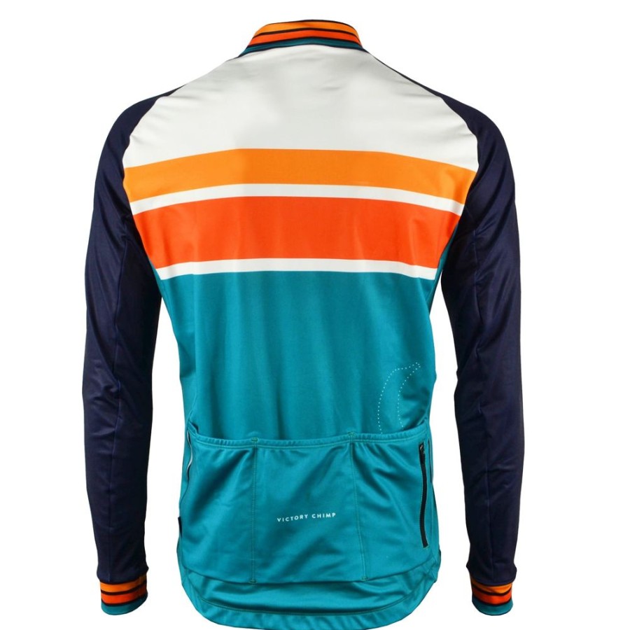 Men'S Victory Chimp Jerseys | Stampen Stripes Men'S Long Sleeve Thermal Jersey