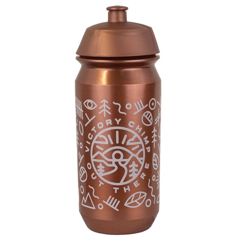 For The Bike Victory Chimp | Out There Water Bottle (500Cc Bronze)