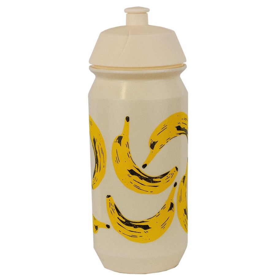 For The Bike Victory Chimp | Banana Water Bottle (Off White)