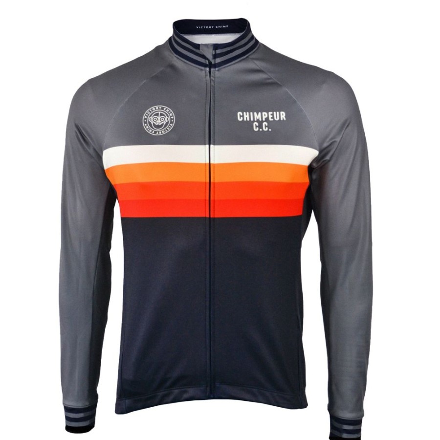 Men'S Victory Chimp Jerseys | Chimpeur Cc Men'S Long Sleeve Thermal Jersey