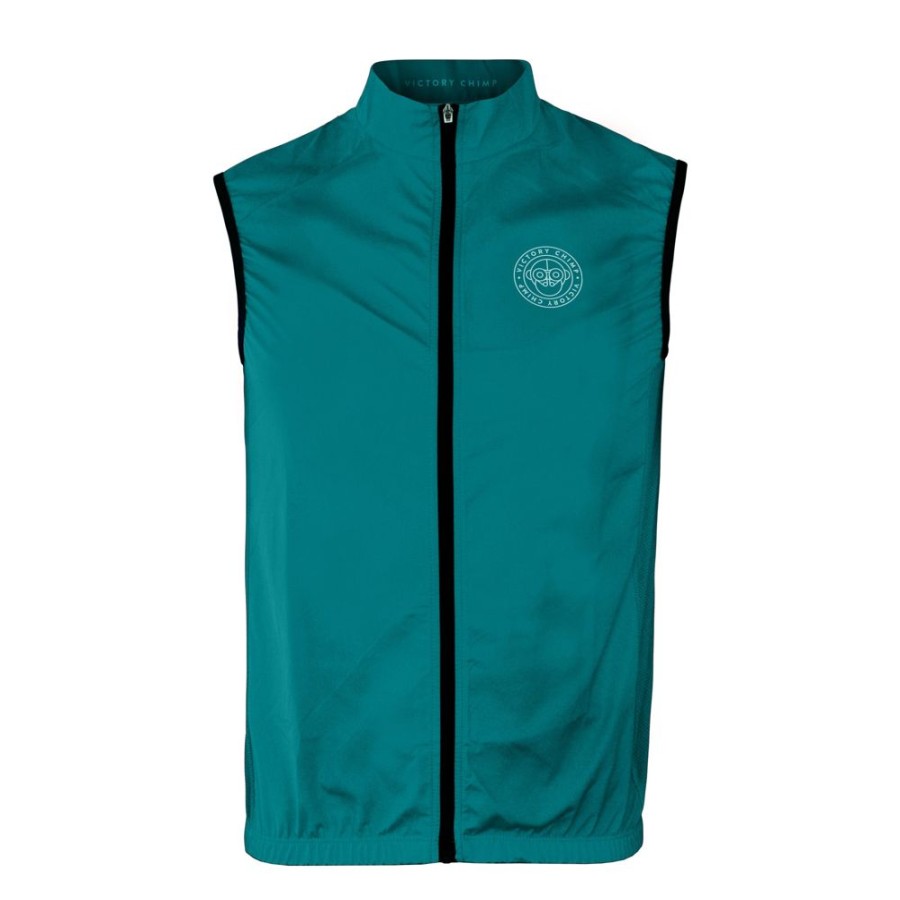 Men'S Victory Chimp Gilets | Men'S Signature Packable Gilet (Teal)