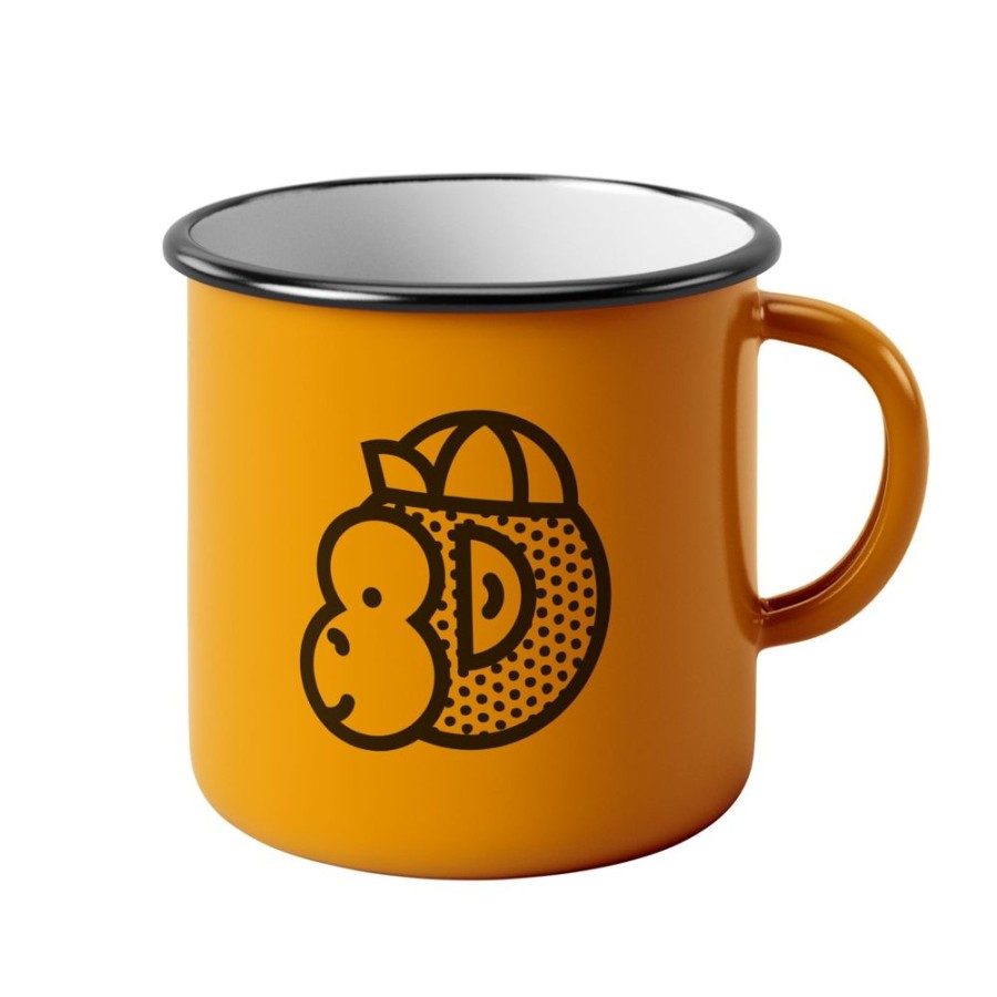 For The Home Victory Chimp | Victory Chimp Enamel Mug (Yellow)