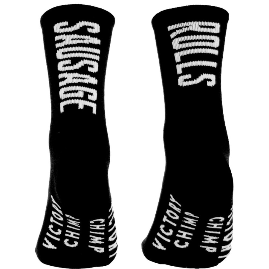 Men'S Victory Chimp Socks | Sausage Rolls High Top Socks (Black)