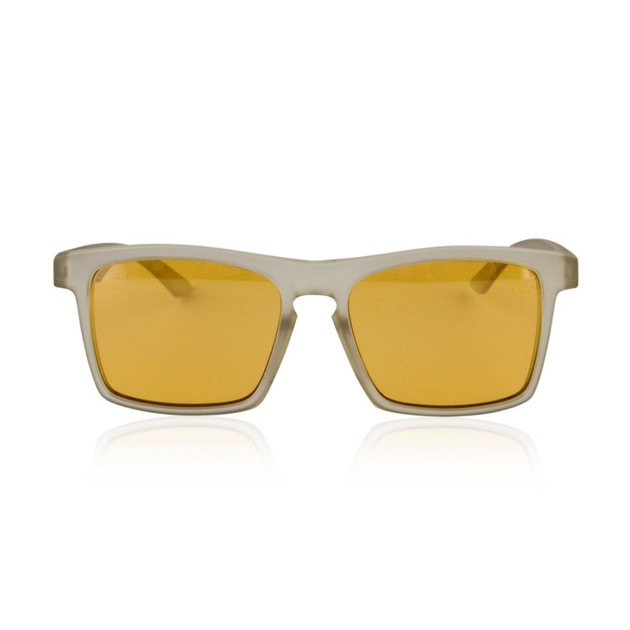 Men'S Victory Chimp Sunglasses | A.P.E. Optics Claro Sunglasses (Matte Snow W/ Bronze Lens)