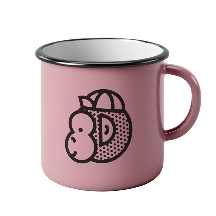 For The Home Victory Chimp | Victory Chimp Enamel Mug (Pink)