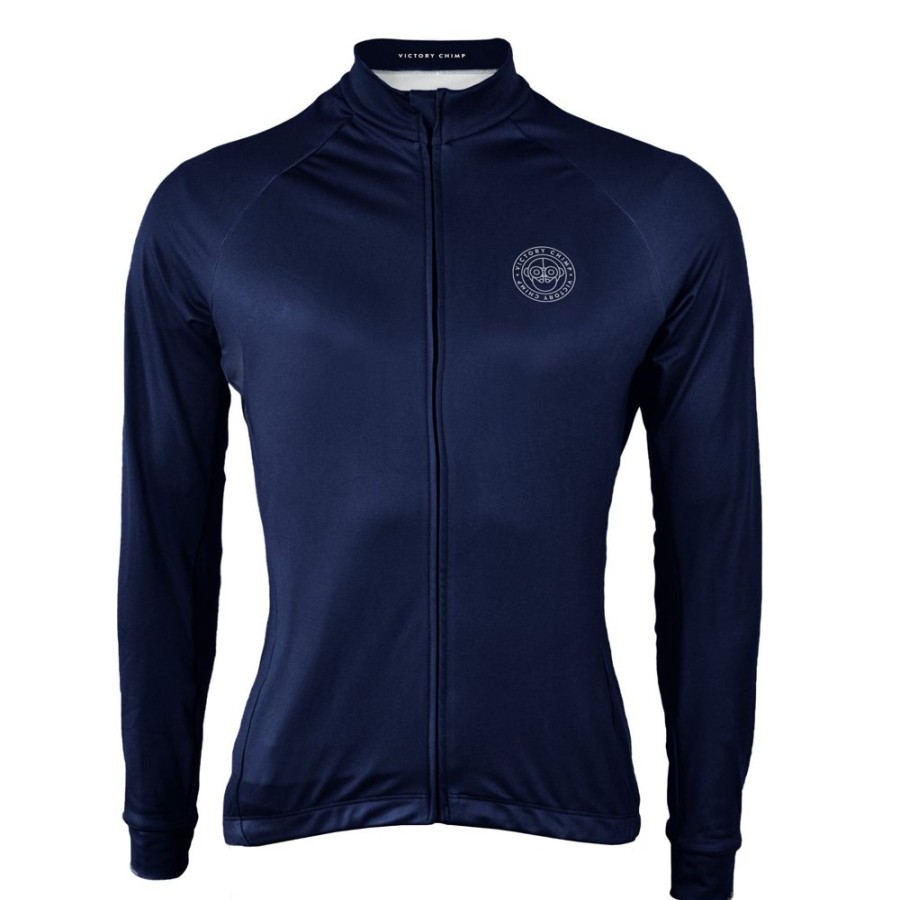 Women'S Victory Chimp Jerseys | Signature Women'S Long Sleeve Thermal Jersey Navy