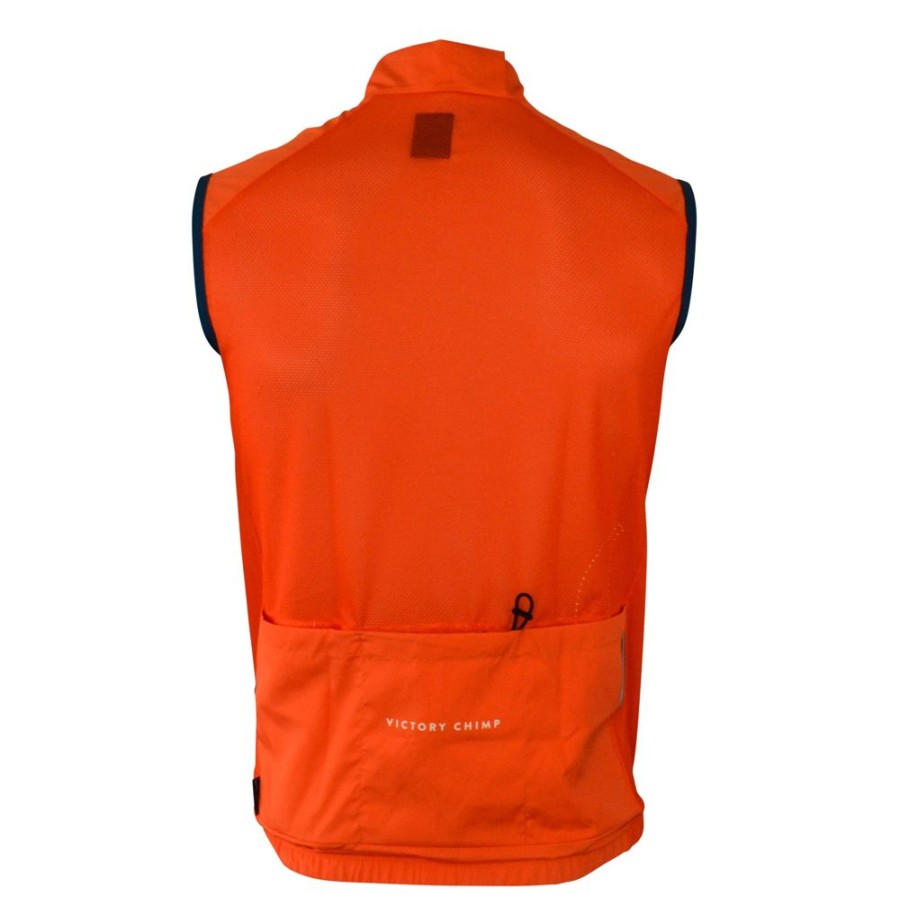 Men'S Victory Chimp Gilets | Men'S Signature Packable Gilet (Orange)