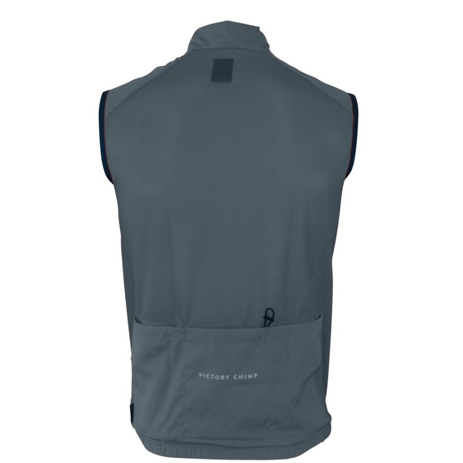 Men'S Victory Chimp Gilets | Men'S Signature Packable Gilet (Slate Grey)