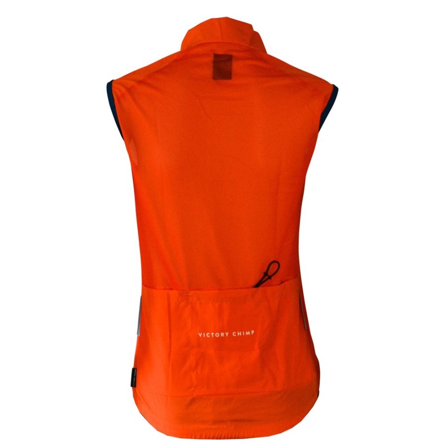 Women'S Victory Chimp Gilets | Women'S Signature Packable Gilet (Orange)