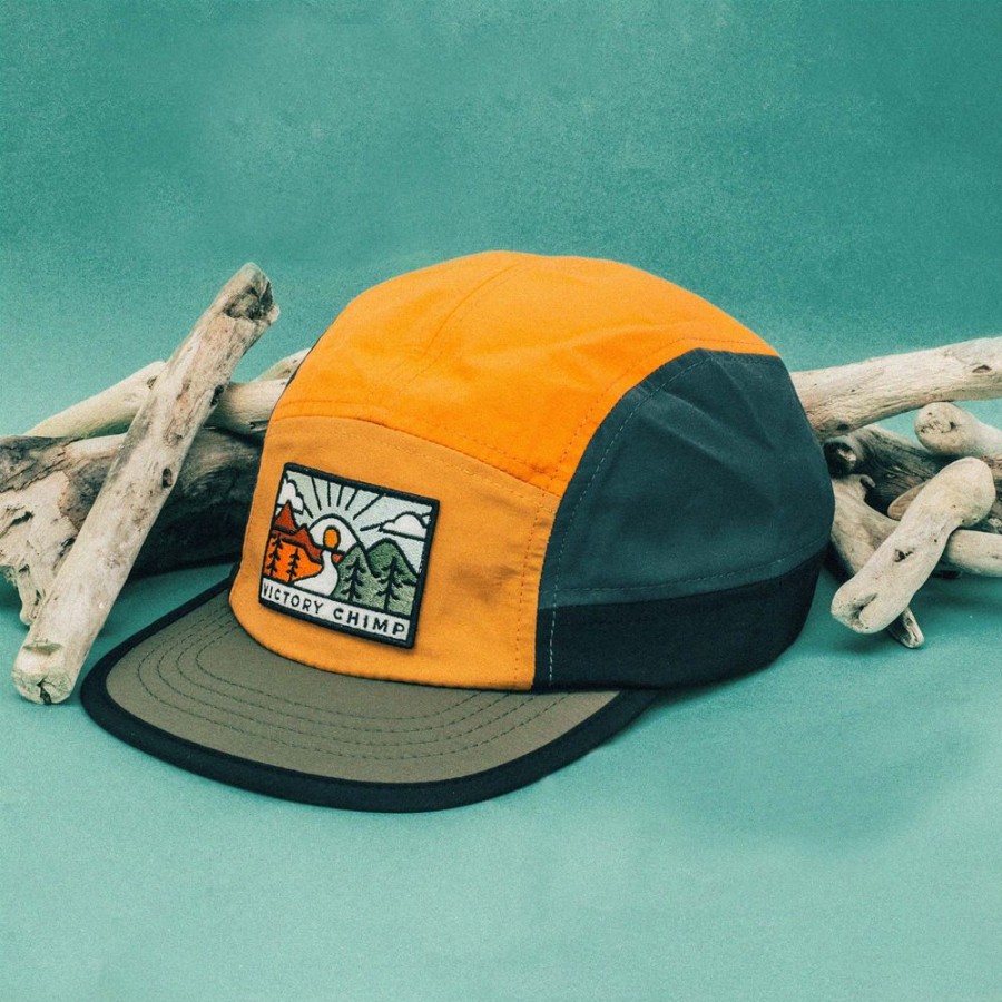 Men'S Victory Chimp Caps & Hats | Out There 5 Panel Trail Cap - Sunlit Forest